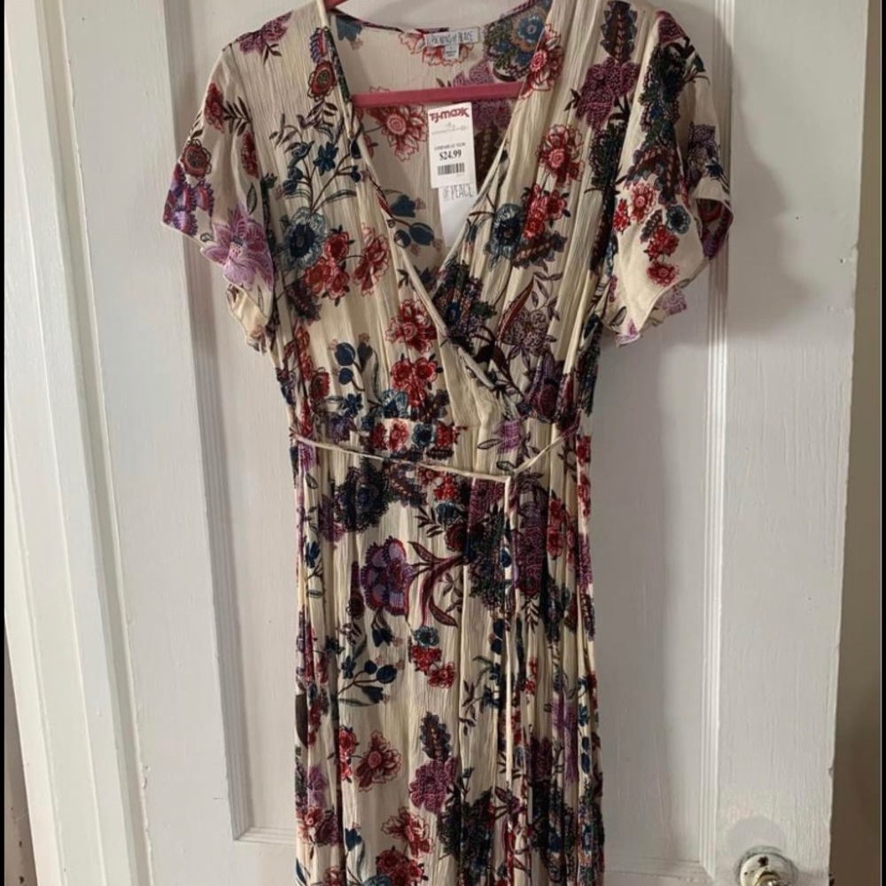 Long floral dress